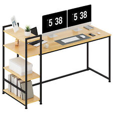 Flexispot 48in Computer Desk With Reversible Storage Shelves Home Office Desk