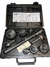 Klein Tools Knockout Punch Set With Wrench 53732 Complete Free Shipping