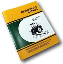 Operators Service Manual For John Deere 350 450 Bar Mower Owners Sickle Book