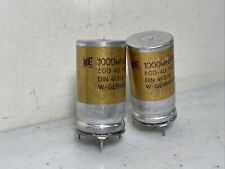X2 Roe Roederstein Capacitor 1000mfd 63v 85c Din 41316 Made In W Germany