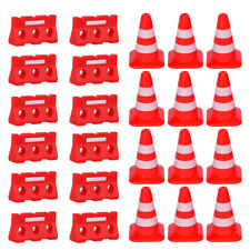 Plastic Road Sign Barricade Toy Work Mini Construction Cone Safety