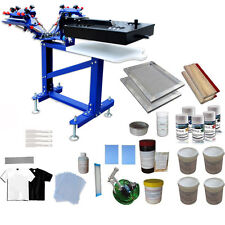 3 Color Screen Printing Kit Micro-registration Press Printer With Flash Dryer