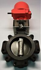 Crane Flowseal 8 Soft Seal Butterfly Valve With Belimo Actuator Sy4-24mft