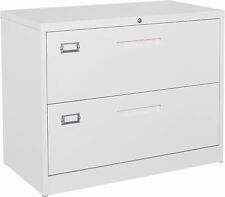 Metal Lateral Filing Cabinet With 2 Drawer Home Office Storage Cabinet Lockable