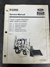 Ford New Holland 555a 555b 655a Tractor Loader Backhoe Vol 2 Service Manual