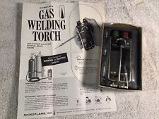 Vintage Microflame Mini Gas Welding Butane Torch Kit