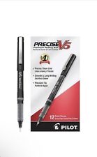 Pilot Precise V5 Stick Rollerball Pen Extra Fine Point Black 12-count New