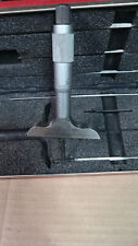 Starrett No.449 Flat Blade Depth Micrometer 2 12 Inch Base