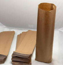 Quart Size Brown Paper Bags For Bread Liquor Wine Bottles Gifts Kraft 60 Pack