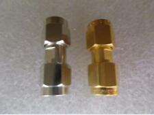 1x Amphenol Adapter Barrel Sma Double Male Plug Semi-miniature Gold Or Nickel