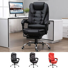 Leather High Back Executive Office Chair Swivel Desk Task Computer Ergonomic