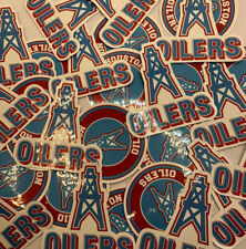 Houston Oilers Stickers Sold In Sets Of Two Vinyl Waterproof Two Styles