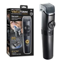 Bell And Howell 8760 Vacutrim Vacuum Hair Trimmer Rechargeable Shave Cordless
