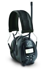 Radio Headphones Hearing Hunting Ear Protection Digital Amfm Safety Black New