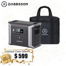 Dabbsson Dbs1300 1330wh Portable Solar Power Station Lifepo4 Battery Generator