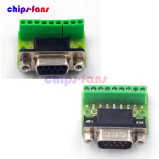 D-sub Db9 Breakout Board Connector 9 Pin 2 Row Male Female Rs232 Rs485