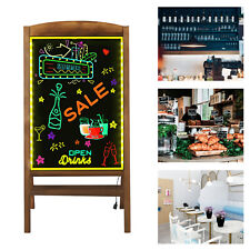 Chalkboard Free Standing Dryerase Neon Sign With Stand For Restaurant Bar Menu