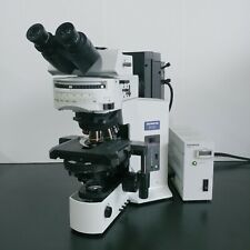 Olympus Microscope Bx51 With Dic Fluorescence And Plan Apos