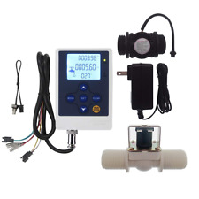 Water Flow Control Meter Lcd Display Controllerg1 Water Flow Hall Effect Senso