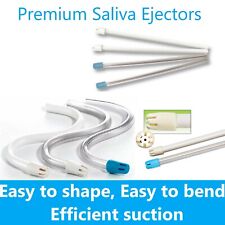 100 1 Bag Clear N Blue Or White Dental Saliva Ejectors Disposable Suction Tips