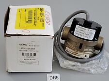 New Gems 156268 Water Flow Sensor Switch Brass 12 Npt 24vdc Warranty