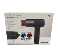 Sharper Image Powerboost Pro Hotcold Percussion Massager 6 Speed Attachments