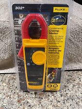 New Fluke 302 Ac Current Acdc Voltage Digital Clamp Meter With Carrying Case