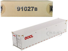40 Dry Goods Sea Container Oocl White 150 Model By Diecast Masters 91027 B