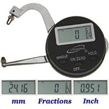 Igaging Digital Thickness Gauge Micrometer Measuring 0-1 Mm Inch Fraction