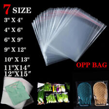 Clear Self Adhesive Peel Seal Cellophane Plastic Opp Transparent Packing Bags