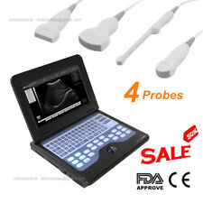 Portable Laptop Ultrasound Scanner Convexlinearcardiactransvaginal 4 Probes