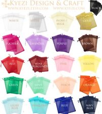 4x6 Sheer Drawstring Organza Bags Jewelry Pouches Wedding Party Favor Gift Bag