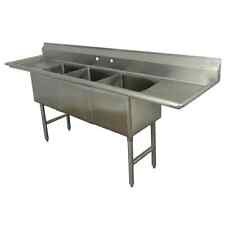 Nsf 3 Three Compartment Commercial Stainless Steel Sink 69