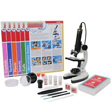 Iqcrew Amscope Kids 85pc Microscope Kit Camera Software Experiment Cards