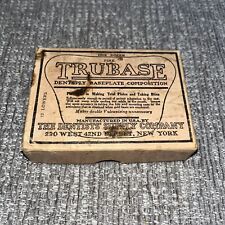 Vintage Dentist Supply Company Trubase Dentures Baseplate 42nd St. New York Box