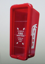 One New 5lb Fire Extinguisher Cabinet With Plexi Glass Lock Hammer