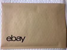 Lot Of 10- Ebay-branded 6.5 X 9.25 Kraft Padded Bubble Mailer -black Logo
