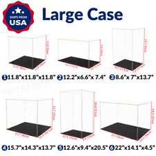 Large Acrylic Display Case Dustproof Box Action Figures For Collectibles Diecast