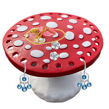 26 Holes Earring Holder Mushroom Earrings Organizer Jewelry Storage Rack
