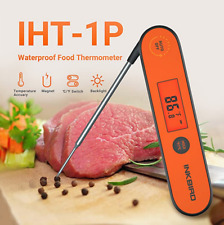 Digital Meat Thermometer Instantly Read Cooking Bbq Inkbird Ith-1p Waterproof