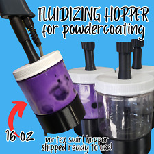 Fluidizing Hopper For Powder Coating - Complete For Rc-1 Rc-2 Or Wx-258 Powder