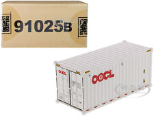 20 Dry Goods Sea Container Oocl White 150 Model By Diecast Masters 91025 B