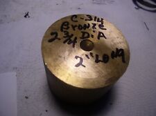 C- 314 Bronze Round Rod 2 34diameter 2 Long 1 Pc. 2 34 X 2 Bronze Rod