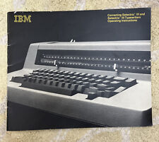 Ibm Vintageselectric Iii Typewriter Operating User Manual Ships Same Day