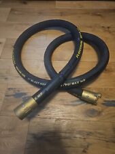 Flextral Blast Hose 1 Mh14r-100 10 Foot 4ply 150 Psi Max Wp With Couplings