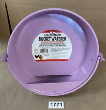  Little Giant Bucket Waterer 2 Gallon Painted Galvanized Steel Lavender
