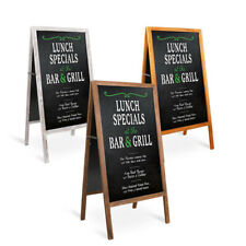 40 X22 Double Sided Wooden A-frame Sidewalk Chalkboard Easel Sign Display Gift