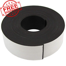 Magnetic Strip Tape Flexible Roll Adhesive Backed Magnet Strong Sticky Back 10ft