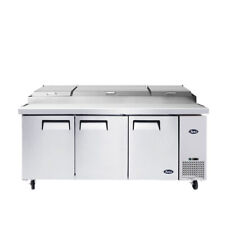 Atosa Usa Mpf8203gr 93 3 Section Refrigerated Pizza Prep Table Free Liftgate