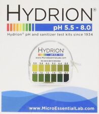 Hydrion 067 Body Acid Ph Test Tape Strip Paper 15ft Roll Urine Saliva 5.5-8.0 Us